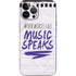 When Words Fail Music Speaks iPhone 14 Pro Max Skin