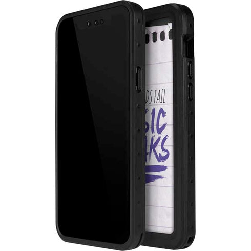 When Words Fail Music Speaks iPhone 14 Pro Max Waterproof Case