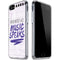 When Words Fail Music Speaks iPhone SE (2nd & 3rd Gen) Clear Case