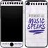 When Words Fail Music Speaks iPhone SE (2nd & 3rd Gen) Skin