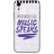 When Words Fail Music Speaks iPhone XR Skin