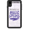 When Words Fail Music Speaks iPhone XR Waterproof Case