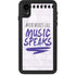 When Words Fail Music Speaks iPhone XR Waterproof Case