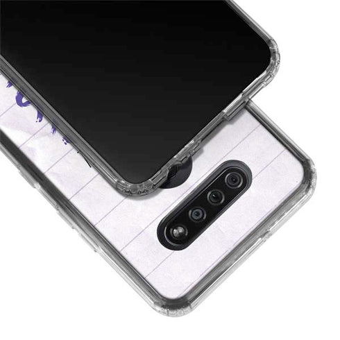When Words Fail Music Speaks LG K51/Q51 Clear Case