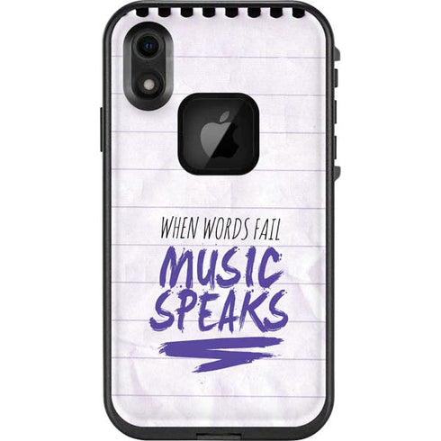 When Words Fail Music Speaks LifeProof Fre iPhone Skin