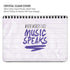 When Words Fail Music Speaks MacBook Air 13in M1 (2021) Case plus Skin