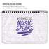 When Words Fail Music Speaks MacBook Pro 16in (2019-20) Case plus Skin
