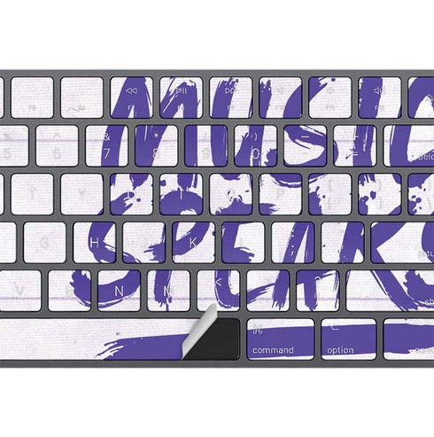 When Words Fail Music Speaks Magic Keyboard with Numeric Keypad Skin