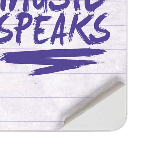 When Words Fail Music Speaks Surface Duo Skin