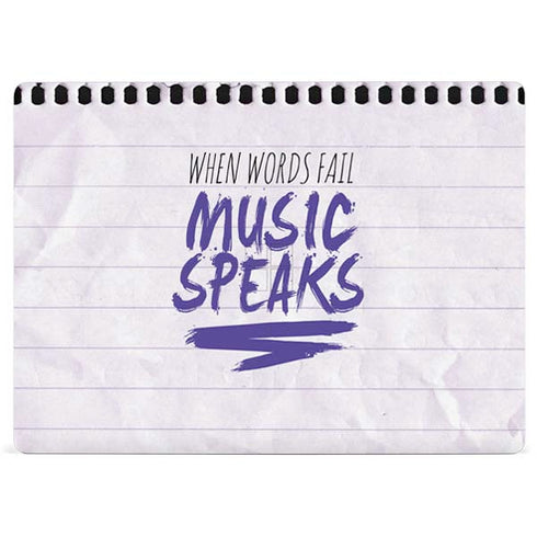 When Words Fail Music Speaks Surface Laptop 3 13.5in Skin
