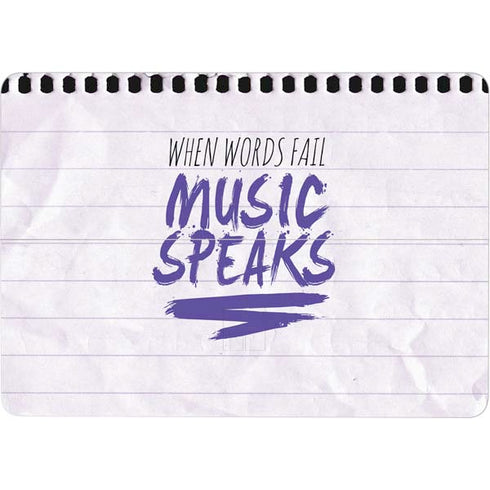 When Words Fail Music Speaks Surface Laptop Studio Skin