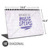 When Words Fail Music Speaks Universal Laptop 18in (14.6 x 10.6in) Skin