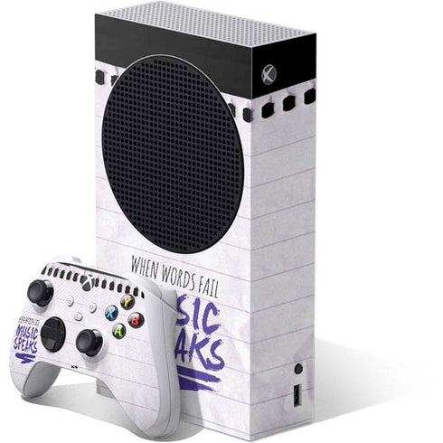 When Words Fail Music Speaks Xbox Series S Skins