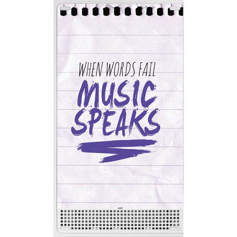When Words Fail Music Speaks Xbox Series S Console Skin