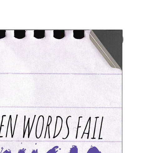 When Words Fail Music Speaks Xbox Series X Console Skin