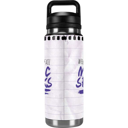 When Words Fail Music Speaks YETI Rambler 26oz Bottle Skin