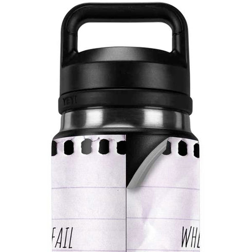 When Words Fail Music Speaks YETI Rambler 26oz Bottle Skin