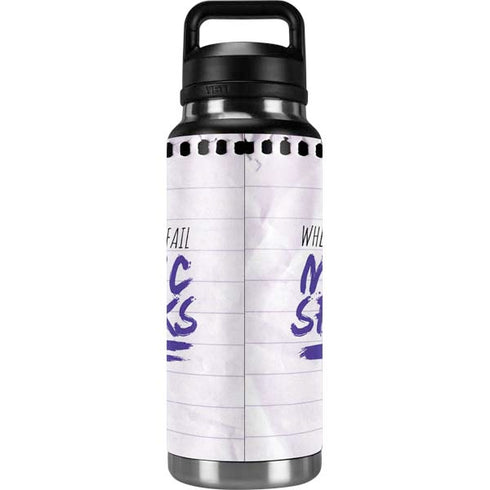 When Words Fail Music Speaks YETI Rambler 36oz Bottle Skin