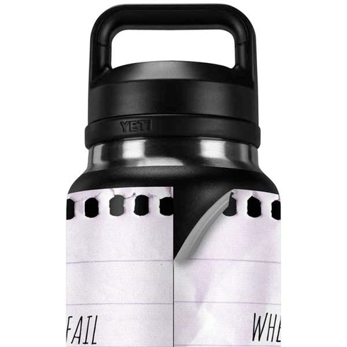 When Words Fail Music Speaks YETI Rambler 36oz Bottle Skin