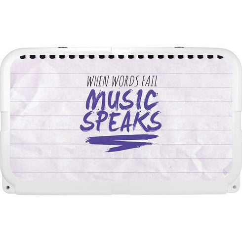 When Words Fail Music Speaks YETI Tundra 45 Hard Cooler Skin