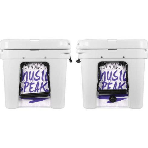 When Words Fail Music Speaks YETI Tundra 45 Hard Cooler Skin