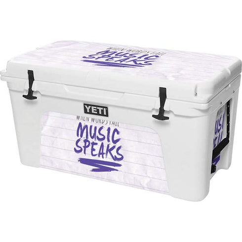 When Words Fail Music Speaks YETI Tundra 75 Hard Cooler Skin