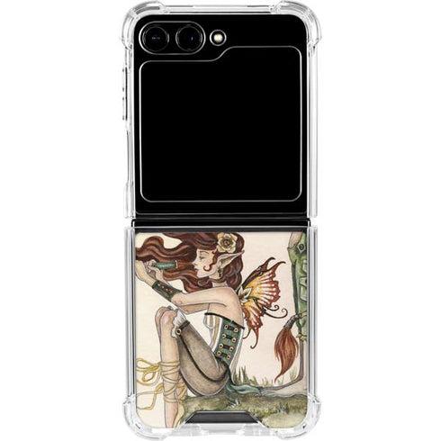 Where The Wind Takes You by Amy Brown Galaxy Z Flip5 5G Clear Case