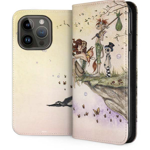 Amy Brown Where The Wind Takes You iPhone 14 Pro Folio Case