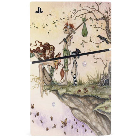 Where The Wind Takes You by Amy Brown PS5 Slim Disk Console Skin