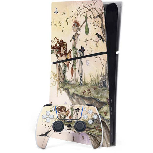 Where The Wind Takes You by Amy Brown PS5 Slim Digital Edition Console Skin