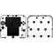 White and Black Hearts Nintendo 2DS Skin