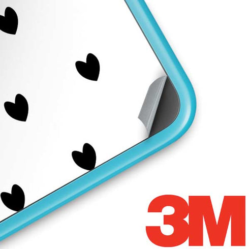 White and Black Hearts Nintendo 2DS XL (2017) Skin