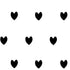 White and Black Hearts Nintendo 2DS XL (2017) Skin