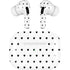 White and Black Hearts AirPods Pro 2nd Gen Skin