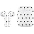 White and Black Hearts Apple AirPods 2 Skin