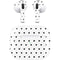 White and Black Hearts Apple AirPods (3rd Gen 2021) Skin