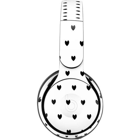 White and Black Hearts Beats Solo Pro Skin