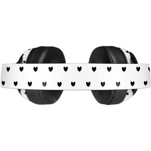 White and Black Hearts Beats Solo Pro Skin