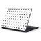 White and Black Hearts Samsung Chromebook Skin