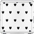 White and Black Hearts Cooler Master MasterBox Q300L Mini Tower Skin