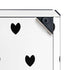 White and Black Hearts Cooler Master MasterBox Q300L Mini Tower Skin