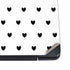 White and Black Hearts Dell Vostro Skin
