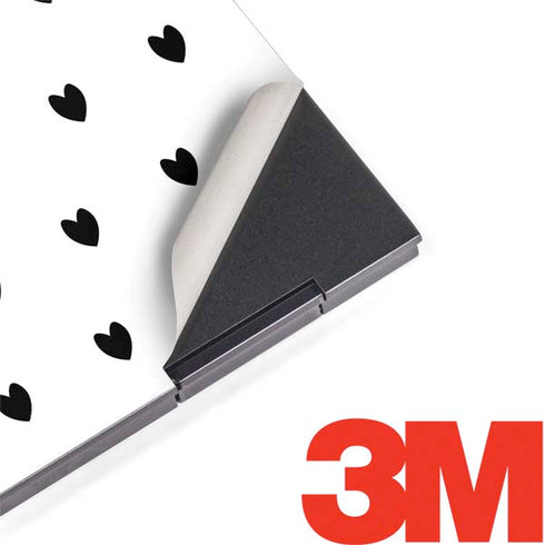 White and Black Hearts HP Envy Skin