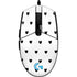 White and Black Hearts G203 Prodigy RGB Wired Gaming Mouse Skin