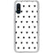 White and Black Hearts Galaxy A10e Clear Case