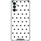 White and Black Hearts Galaxy A13 5G Clear Case