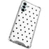 White and Black Hearts Galaxy A13 5G Clear Case
