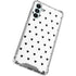 White and Black Hearts Galaxy A14 5G Clear Case