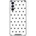 White and Black Hearts Galaxy A15 5G Clear Case