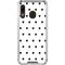 White and Black Hearts Galaxy A30 Clear Case